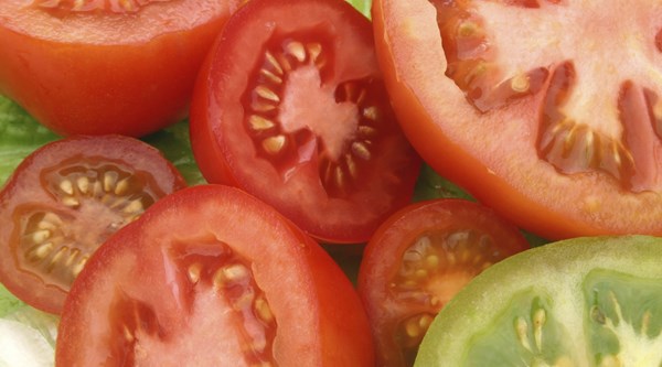 Big tomato sweet-sour salad