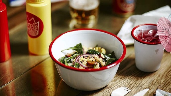 Biggie Smalls' barbecued corn salad