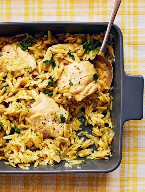 'Bill Clinton' chicken orzo