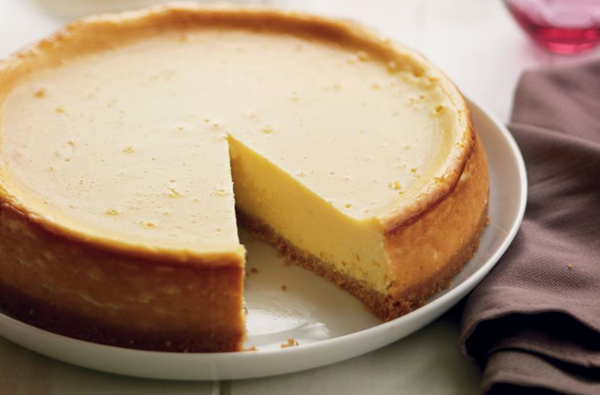 Bill Granger's lemon and mascarpone baked cheesecake