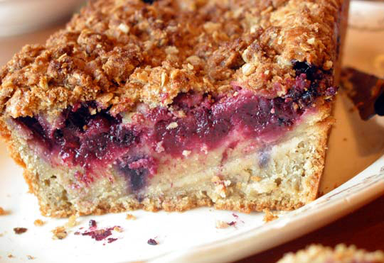 Bill Granger's oat, pear, and raspberry loaf