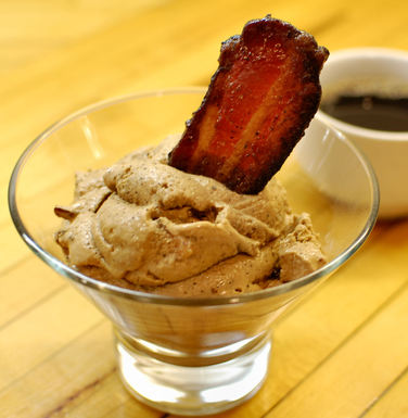 Billionaire’s bacon coffee ice cream