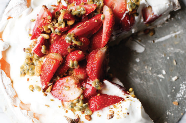 Billowy whipped cream