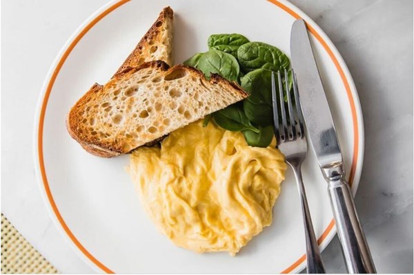 Bill's eggs - scrambled