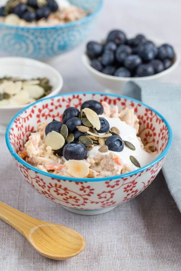 Bircher muesli with carrot