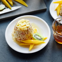 Bircher muesli with exotic fruit