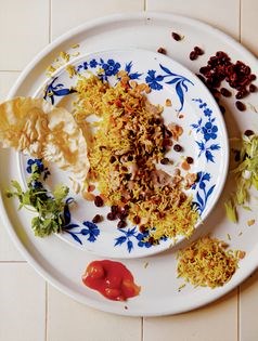 Biriyani salad with raitha dressing *uses leftovers*