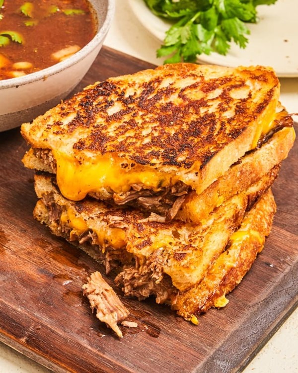 Birria grilled cheese