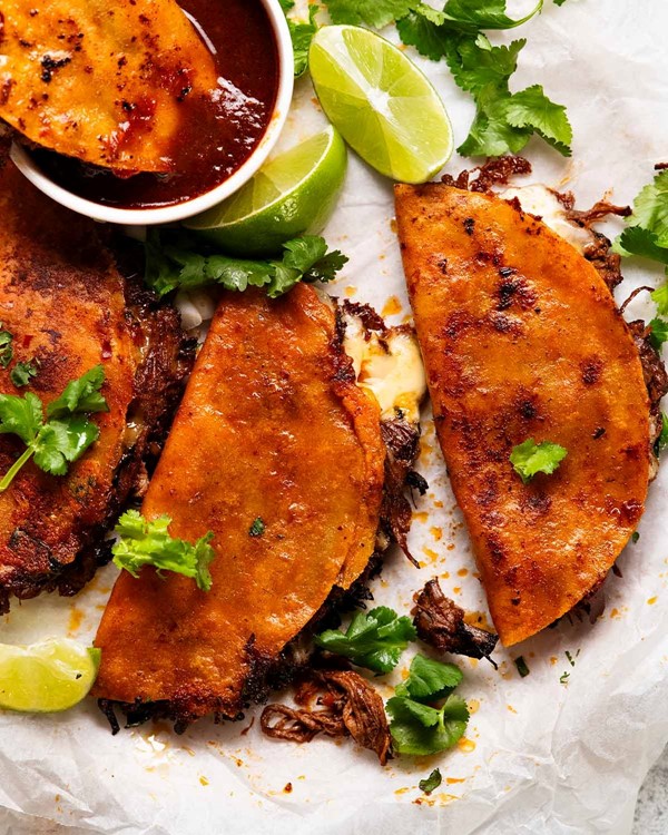 Birria tacos