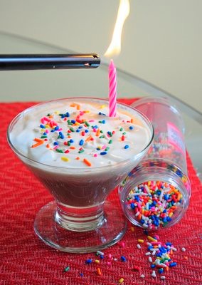 Birthday cake cocktail