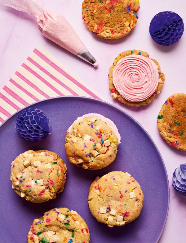 Birthday cake cookies