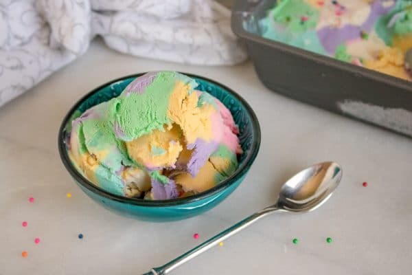 Birthday cake ice cream