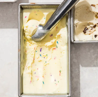Birthday cake ice cream