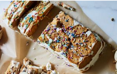 Birthday cake icebox cake