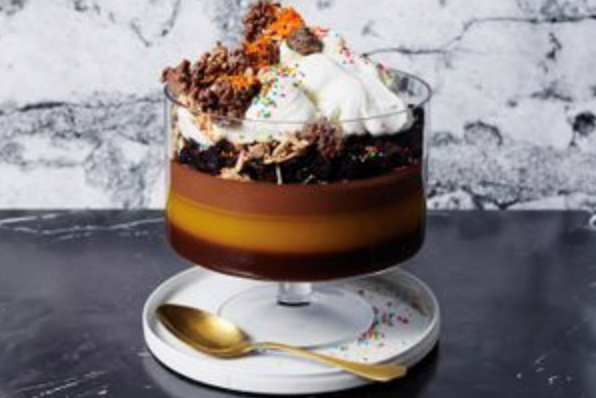 Birthday cake trifle