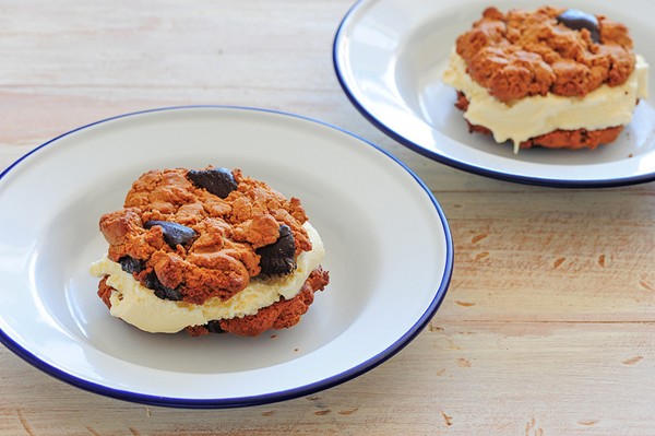 Birthday ice cream sandwiches