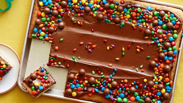 Birthday sheet cake