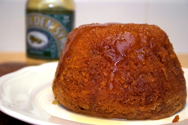 Birthday syrup sponge