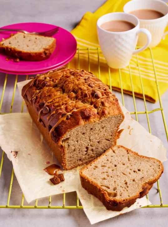 Biscoff banana bread