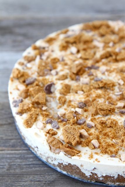 Biscoff toffee ice cream cake