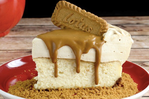 Biscoff truffle mousse cheesecake