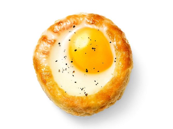  Biscuit egg-in-a-hole