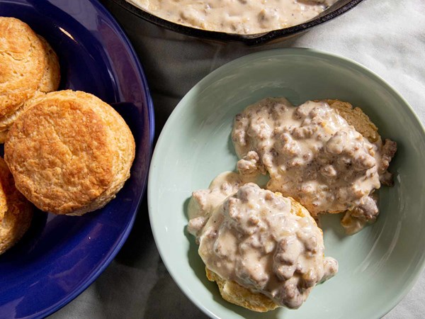 Biscuits and gravy