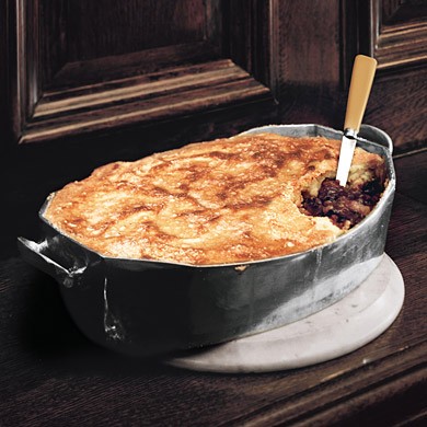 Bison and red wine shepherd's pie