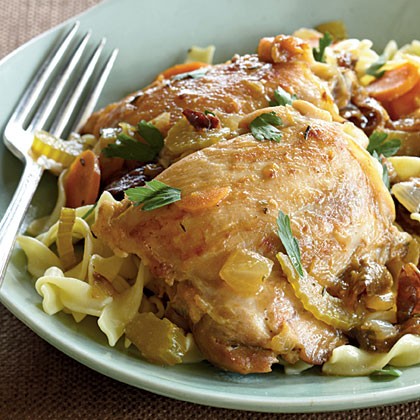 Bistro braised chicken