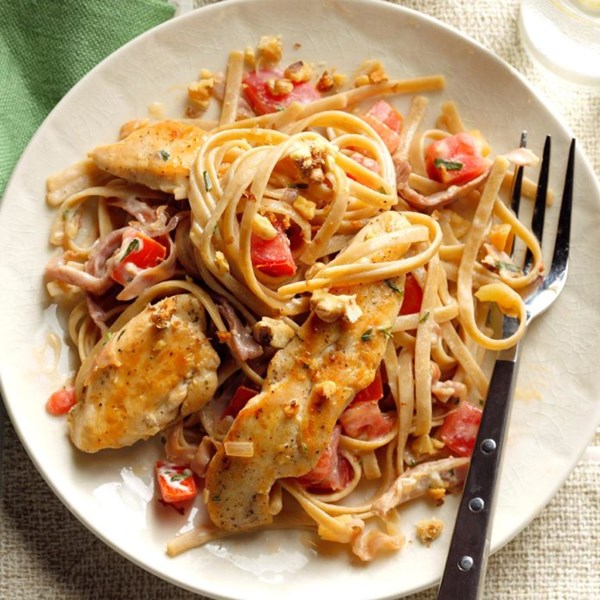 Bistro chicken fettuccine