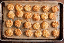 Bite-size bacon and cheese scones