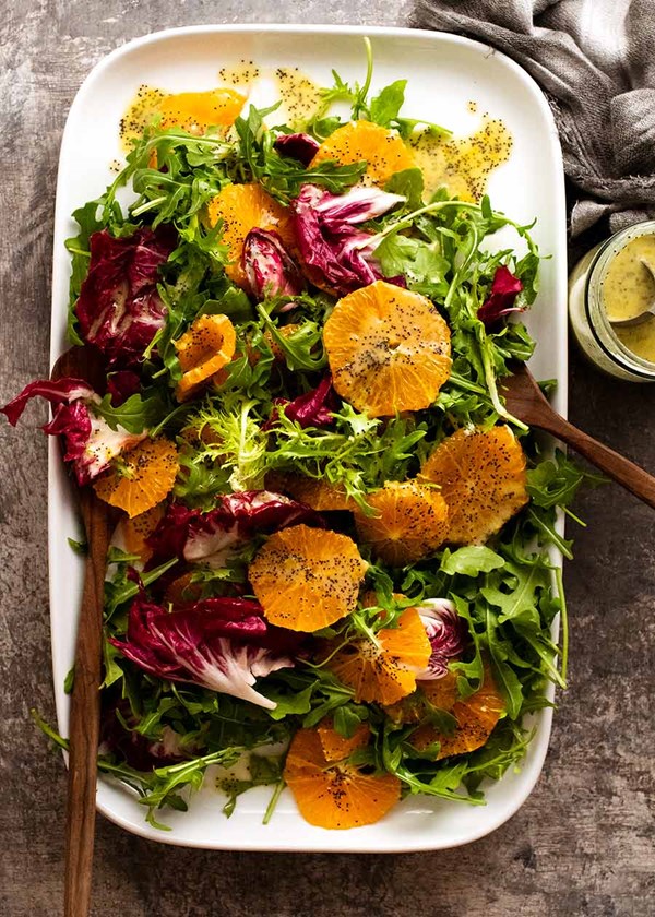 Bitter leaf and orange salad