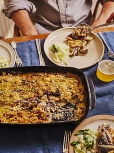 Bitter leaf breadcrumb gratin