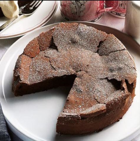 Bittersweet chocolate cake