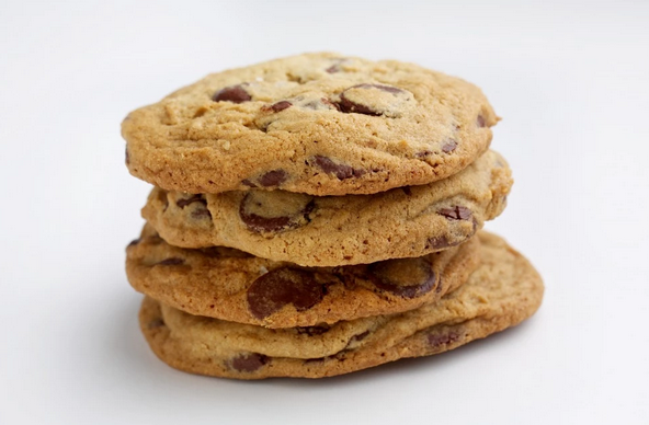 Bittersweet chocolate chip cookies