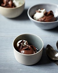 Bittersweet-chocolate crémeux