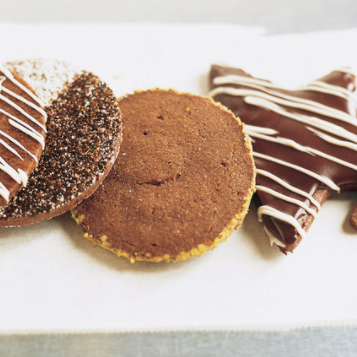 Bittersweet chocolate glaze