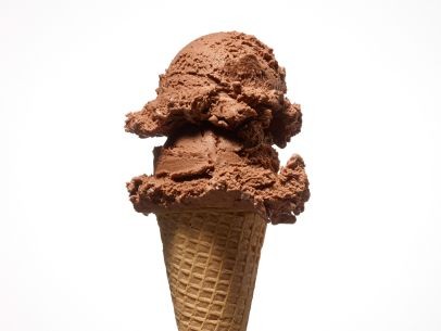 Bittersweet chocolate ice cream