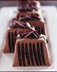 Bittersweet chocolate mousse refrigerator cake