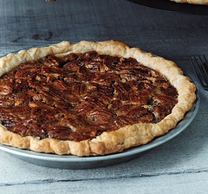 Bittersweet chocolate pecan pie