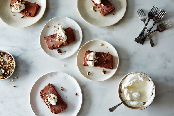 Bittersweet chocolate semifreddo