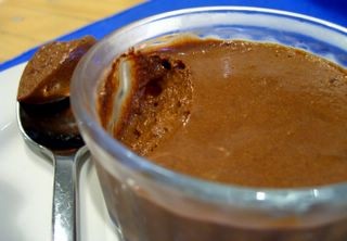Bittersweet chocolate yogurt mousse