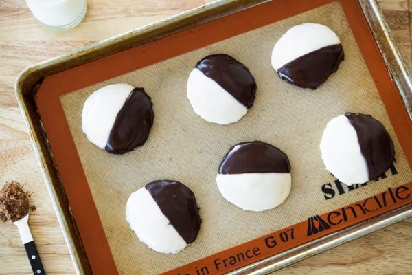 Black & white cookies