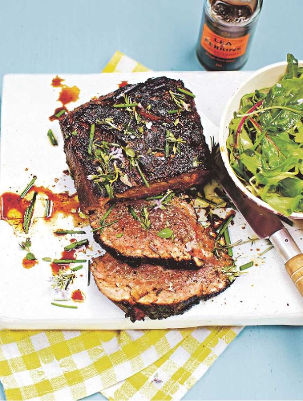 Black and blushing Worcestershire fillet
