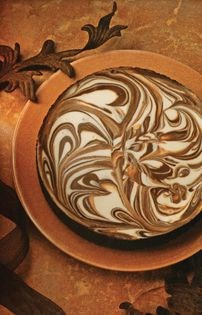 Black and white cheesecake
