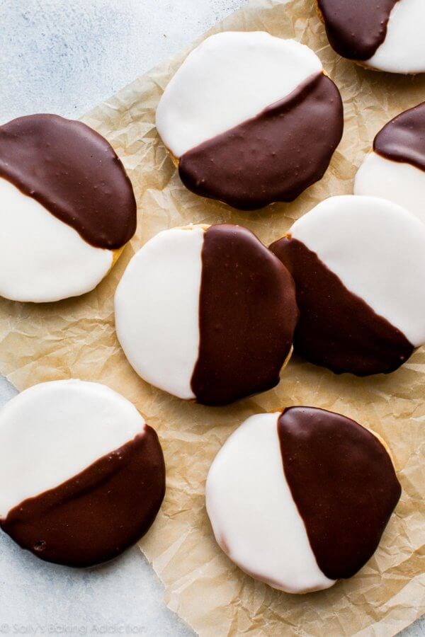 Black and white cookies
