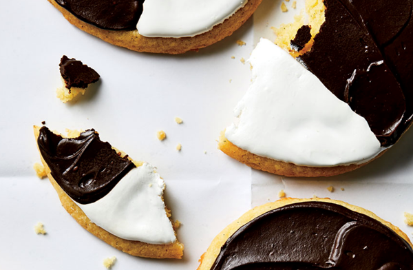 Black-and-white cookies