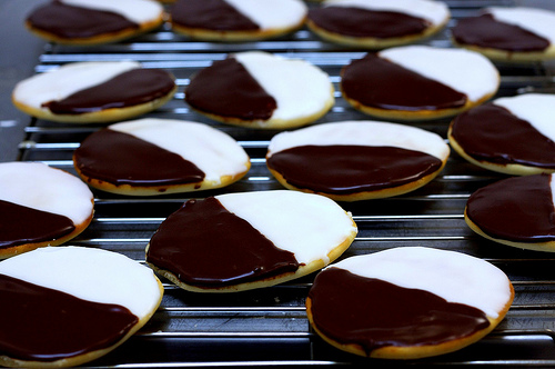 Black and white cookies