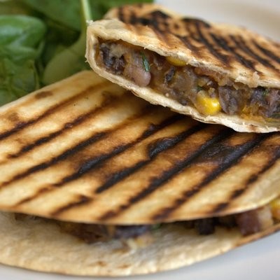 Black bean & butternut squash tortillas