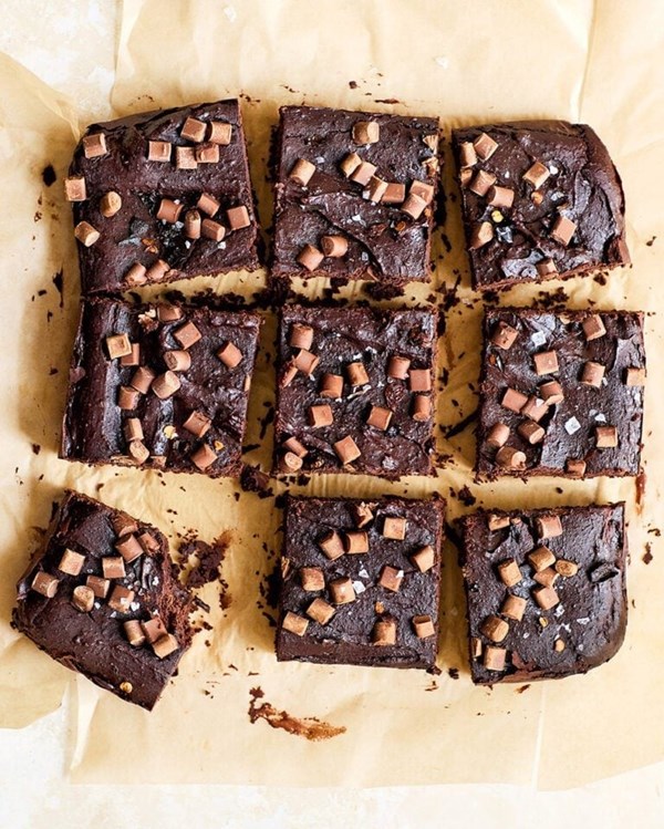 Black bean and chipotle chocolate brownies